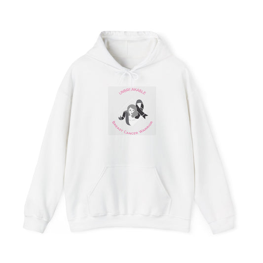 Breast Cancer Awareness Hoodie — Survivor Ribbon & Angel Graphic