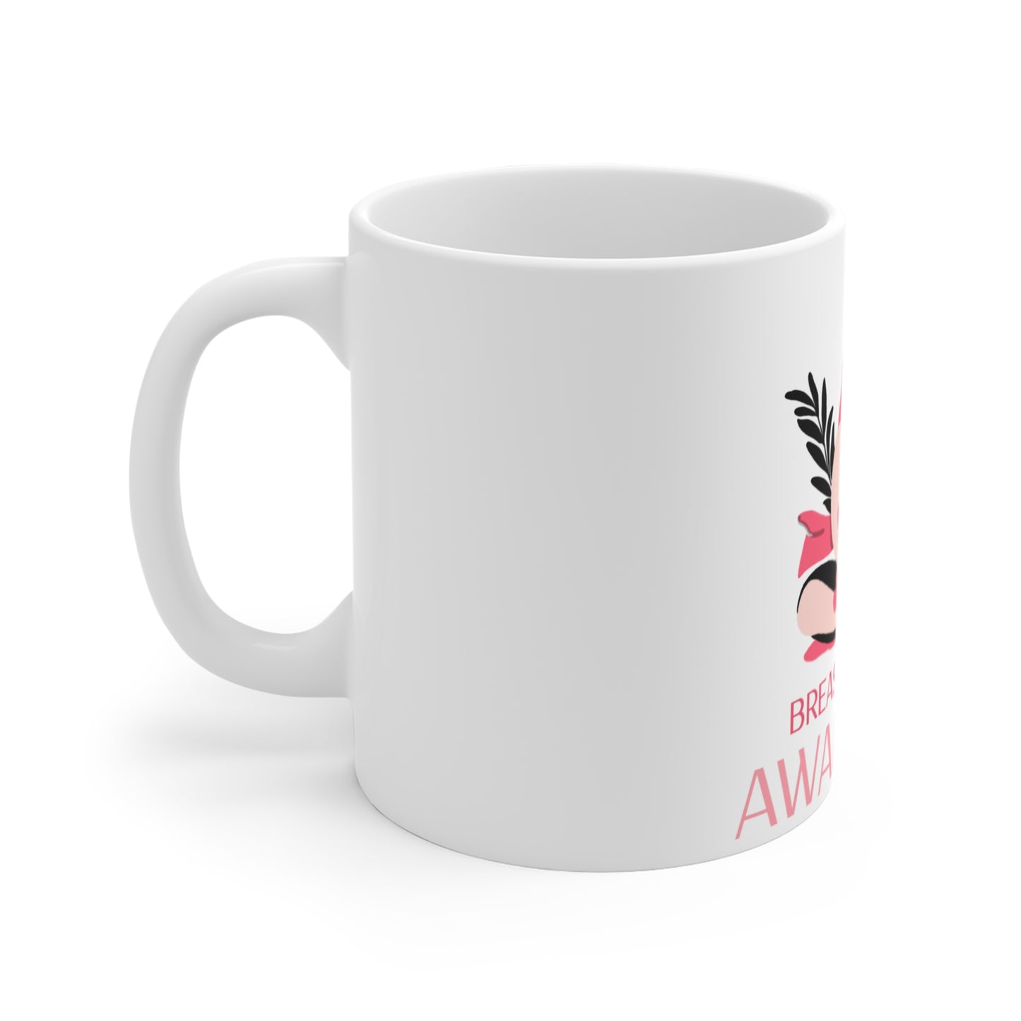 Breast Cancer Awareness Mug — Pink Ribbon Support 11oz
